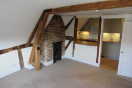 view of kitchen from reception room